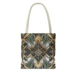 Geometric Pattern Tote Bag - Art Deco Design