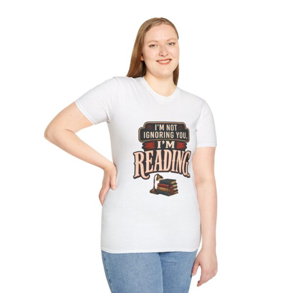 I’m Not Ignoring You, I’m Reading T-Shirt — Book Lover Tee