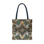 Geometric Pattern Tote Bag - Art Deco Design
