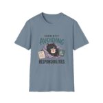 Currently Avoiding Responsibilities Funny Cat T-Shirt — Lazy Day Tee