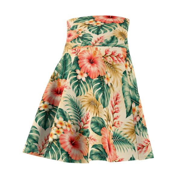 Tropical Hibiscus Floral Skater Skirt | All-Over Print