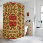 Vintage Rose Tapestry Shower Curtain