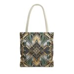 Geometric Pattern Tote Bag - Art Deco Design