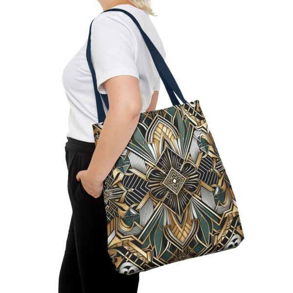 Geometric Pattern Tote Bag - Art Deco Design