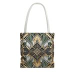 Geometric Pattern Tote Bag - Art Deco Design