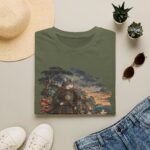 Samurai Cat Ukiyo-e T-Shirt — Vintage Warrior Art Tee