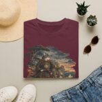 Samurai Cat Ukiyo-e T-Shirt — Vintage Warrior Art Tee