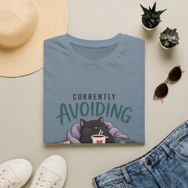 Currently Avoiding Responsibilities Funny Cat T-Shirt — Lazy Day Tee