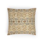 Boho Kilim Geometric Woven Pillow, Decorative Pattern Cushion
