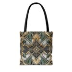 Geometric Pattern Tote Bag - Art Deco Design