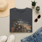 Samurai Cat Ukiyo-e T-Shirt — Vintage Warrior Art Tee