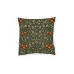 William Morris Pomegranate Pattern Square Pillow