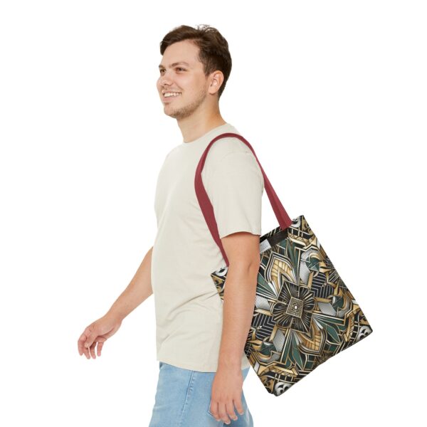 Geometric Pattern Tote Bag - Art Deco Design