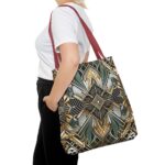 Geometric Pattern Tote Bag - Art Deco Design