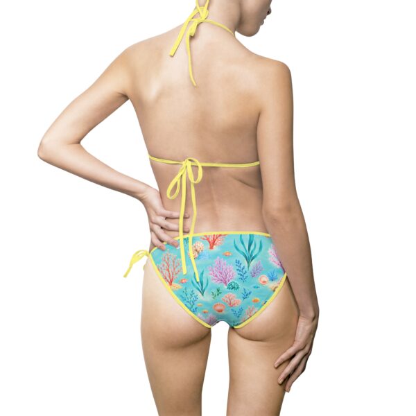 Coral Reef Triangle Bikini — Women's Tie-Side Swimsuit