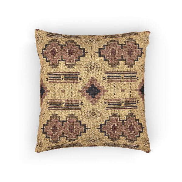 Geometric Southwestern Woven Pillow | Aztec Pattern Throw Pillow
