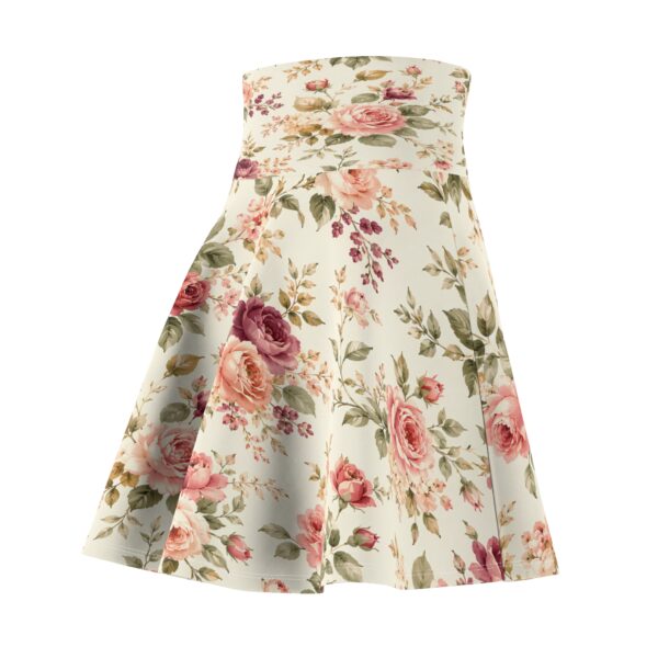Vintage Rose Bouquet Skater Skirt | Floral Print AOP