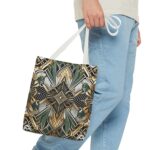 Geometric Pattern Tote Bag - Art Deco Design