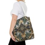Geometric Pattern Tote Bag - Art Deco Design