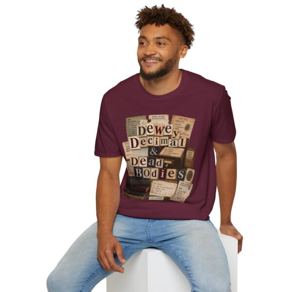 Dewey Decimal & Dead Bodies Vintage Library Horror T-Shirt