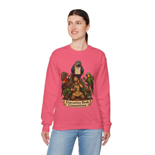 Executive Beak Committee Sweatshirt — Parrot Crewneck Pullover