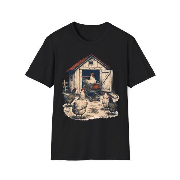 Chicken Coop T-Shirt — Vintage Farm Hen Illustration Tee