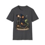 Stargazing with Visitors T-Shirt — Astronomy Alien Stargazing Map Tee