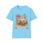 Tea Time Floral T-Shirt — "Sip Slowly, Stay Cozy" Vintage Teapot Tee