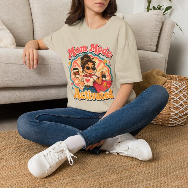 Mom Mode Activated T-Shirt — Retro Cute Mama Graphic Tee