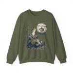 Vintage Frog & Floating Fishbowl Sweatshirt — Nostalgic Nature Crewneck