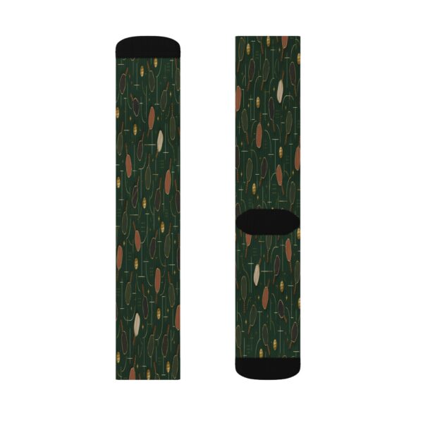 Pickleball Racket Ball Court Socks | Sublimation Socks