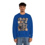 I Check Out Books & Cold Cases Crewneck Sweatshirt — Cozy True Crime Booklover Pullover