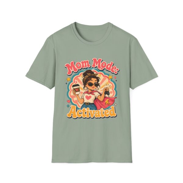 Mom Mode Activated T-Shirt — Retro Cute Mama Graphic Tee