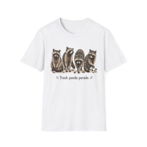 Trash Panda Parade Raccoon T-Shirt — Cute Wildlife Graphic Tee