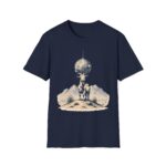 Goat Disco T-Shirt — Retro Monochrome 'Unfazed Goat' Graphic