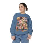 Dog Mom Built Different Sweatshirt — Paw Print Crewneck for Dog Lovers