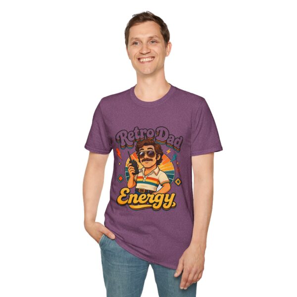 Retro Dad Energy T-Shirt — Vintage 70s Dad Vibes Graphic Tee