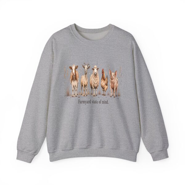 Farmyard State of Mind Sweatshirt — Cute Farm Animal Crewneck