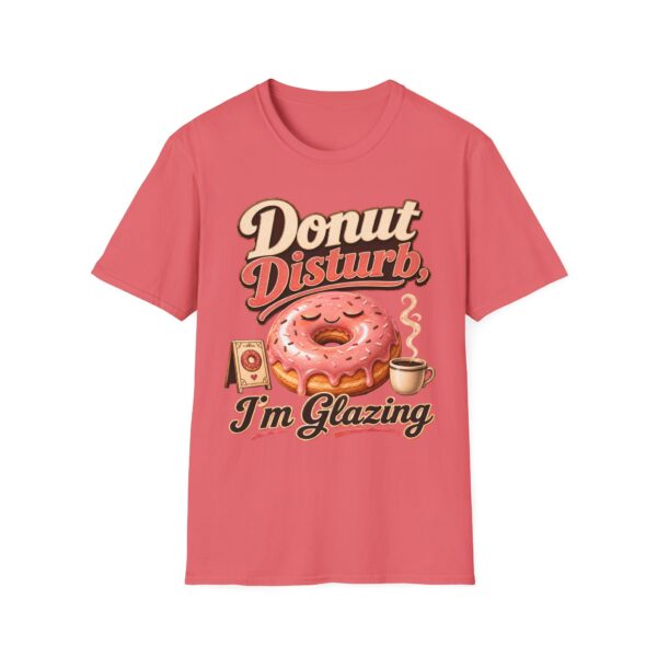 Donut Disturb T-Shirt — "I’m Glazing" Funny Donut Tee for Coffee Lovers