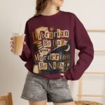 Librarian By Day Murderino By Night Sweatshirt — Cozy Mystery Lover Crewneck