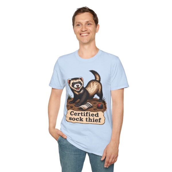 Ferret 'Certified Sock Thief' T-Shirt