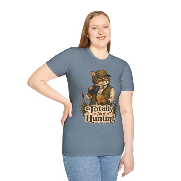 Cat Hunting Tee — "Totally Not Hunting" Funny Outdoor T-Shirt