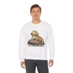 Bearded Dragon 'Tiny Dinosaur Energy' Crewneck Sweatshirt