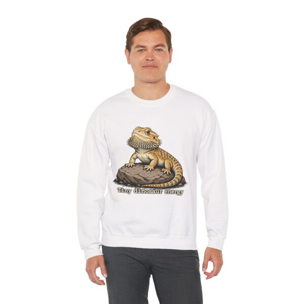 Bearded Dragon 'Tiny Dinosaur Energy' Crewneck Sweatshirt