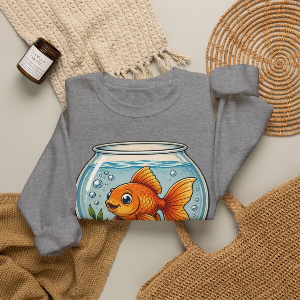 Tiny Pond, Big Personality Goldfish Crewneck Sweatshirt