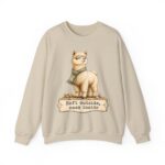 Alpaca Crewneck Sweatshirt – "Soft outside, sass inside" Cozy Graphic Pullover