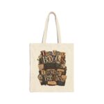 Tote Bag — "Too Many Books, Too Many Bodies" Vintage Book Lover Canvas Tote