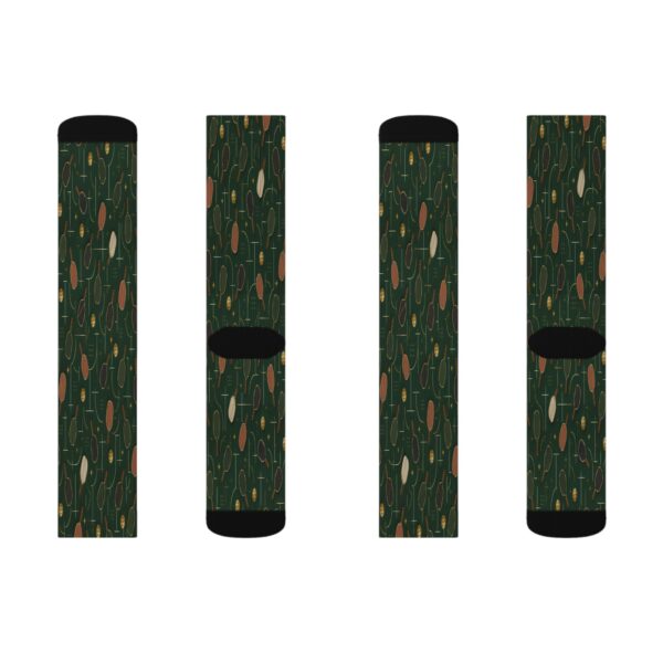 Pickleball Racket Ball Court Socks | Sublimation Socks