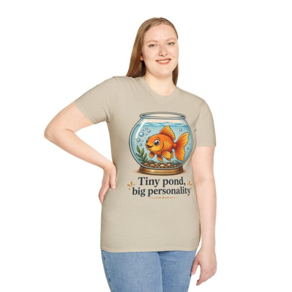 Goldfish Bowl T-Shirt — "Tiny Pond, Big Personality" Cute Fish Graphic Tee