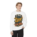 I Put the 'Live' in Live Wire — Electrician Vintage Sweatshirt